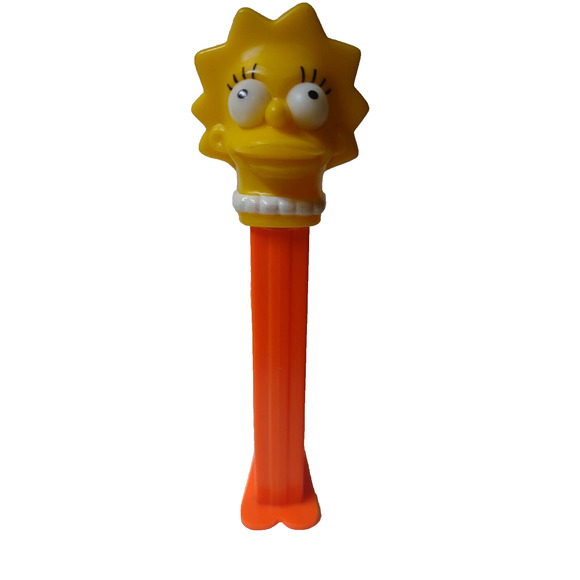 Pez The Simpsons Lisa Candy Container Vintage Slovenia Fox Cartoon Retro Unused - Picture 1 of 4
